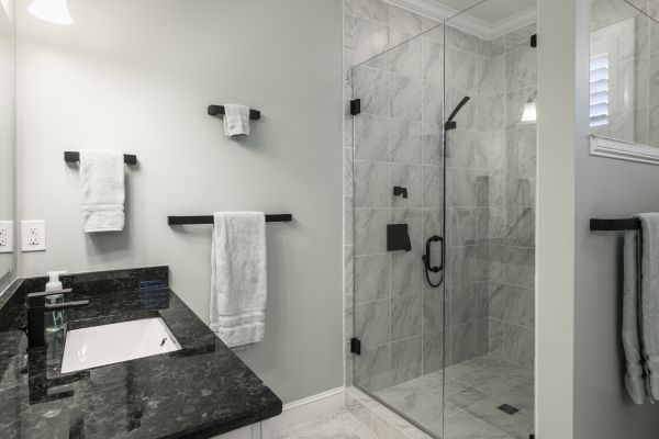 Granite Shower Installation in Haverhill